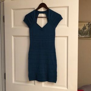 Bebe dress in electric blue